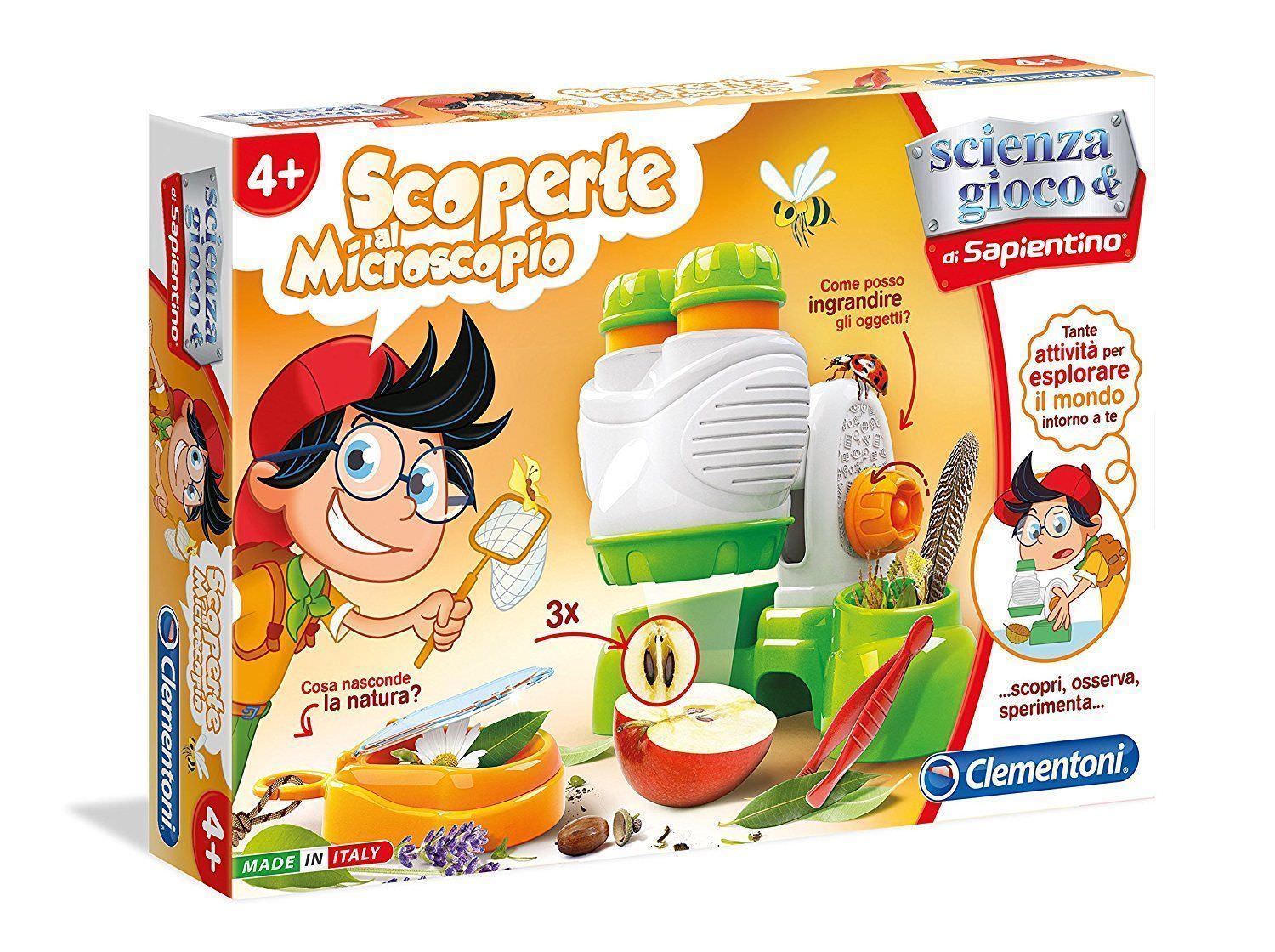 CLEMENTONI 13950 SCIENZA e Gioco Scoperte al Microscopio Sapientino EUR ...